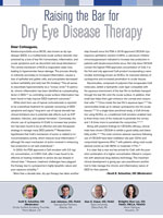 Raising the Bar for Dry Eye Disease Therapy
