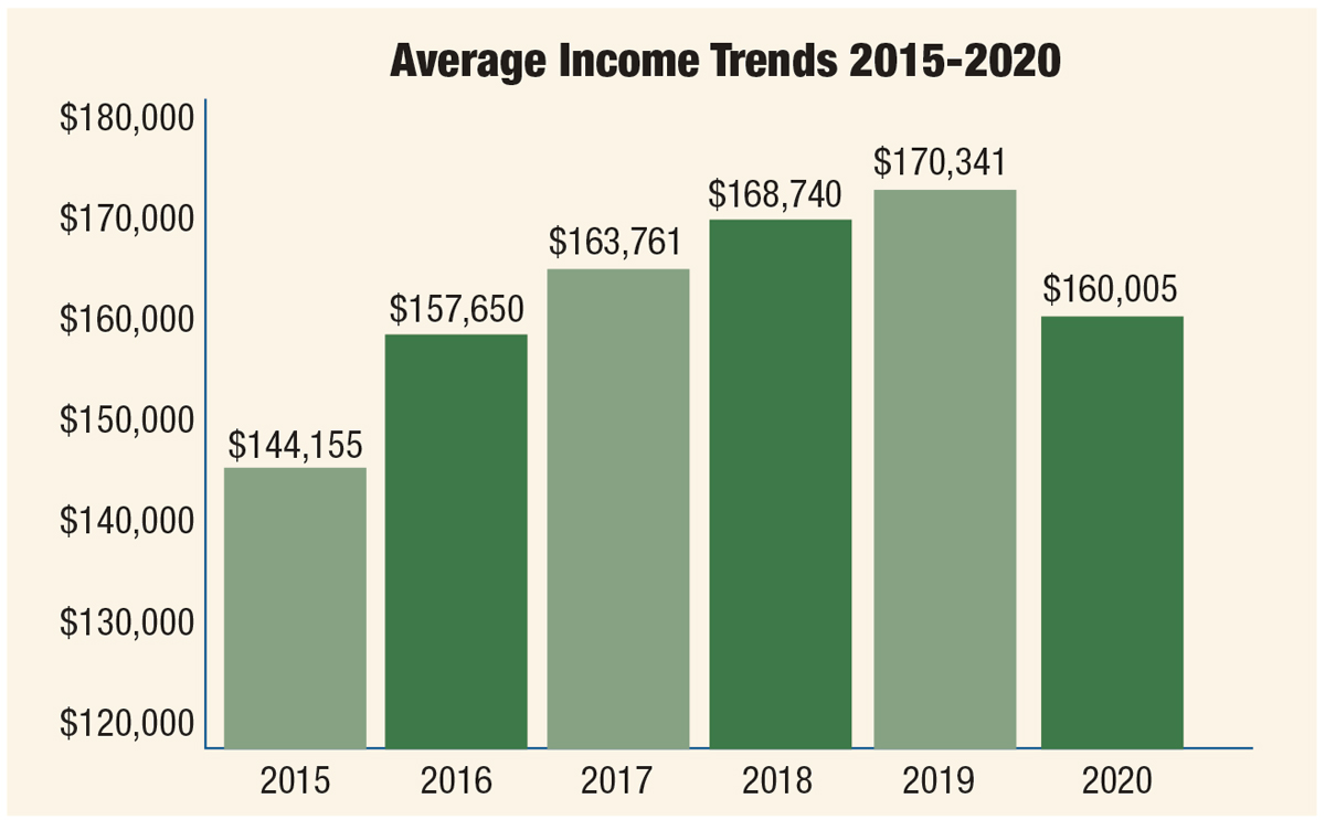 Annual Income Trends 2015-2020