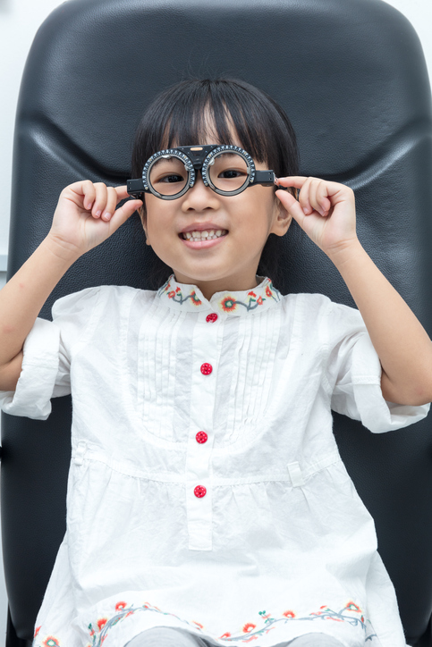 Girls were found to have shorter axial length but steeper corneal curvature and higher rates of myopia.