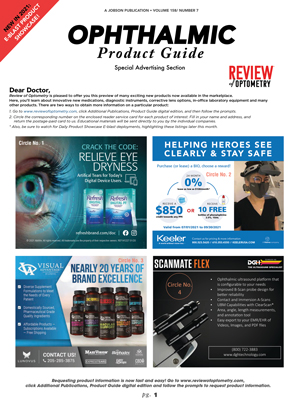 Ophthalmic Product Guide - July 2021