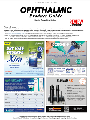 July Ophthalmic Product Guide